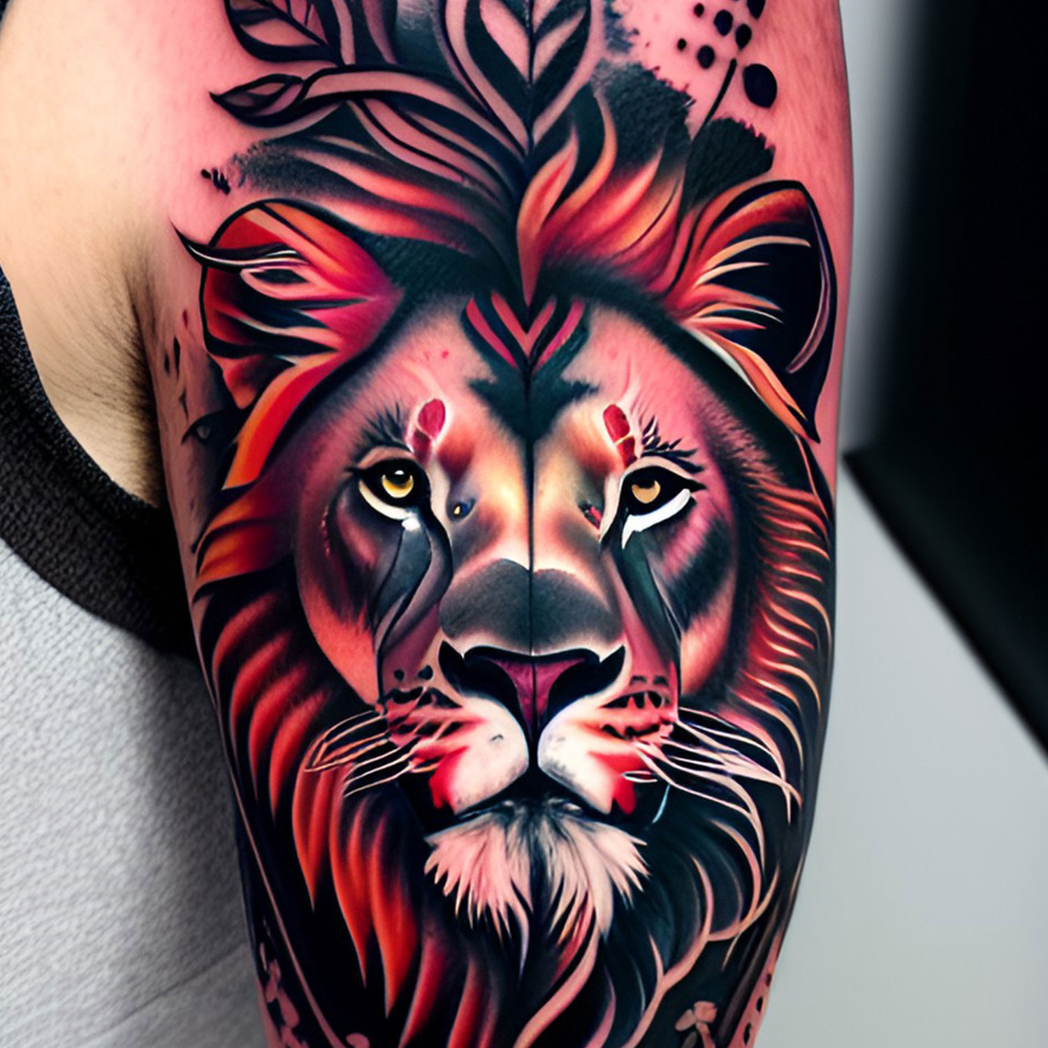 tatuaggio leone tatuaggio leone